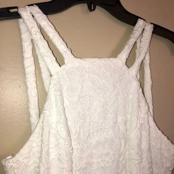 B Darlin White Lace Hi/Lo Dress Size 5/6 NWT - Picture 4 of 7